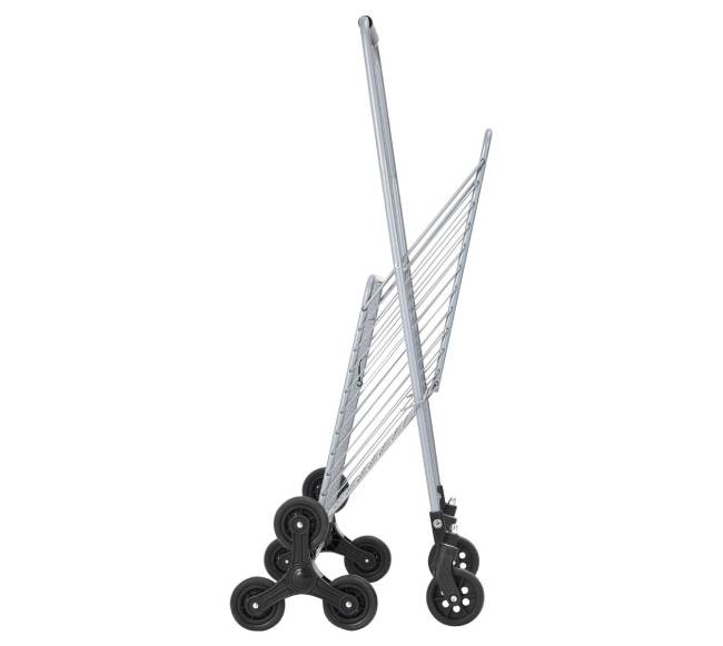 Sulankstomas laiptų vežimėlis su 45L krepšiu10