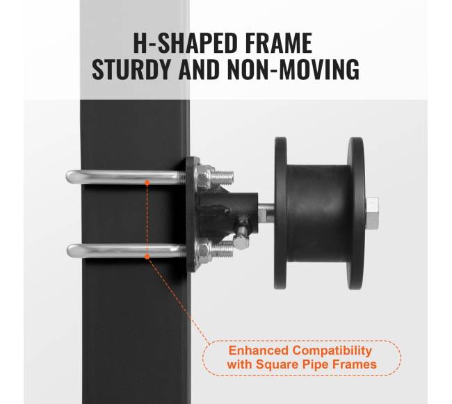 Stumdomų vartų komplektas su 4 bėgių ratukais4
