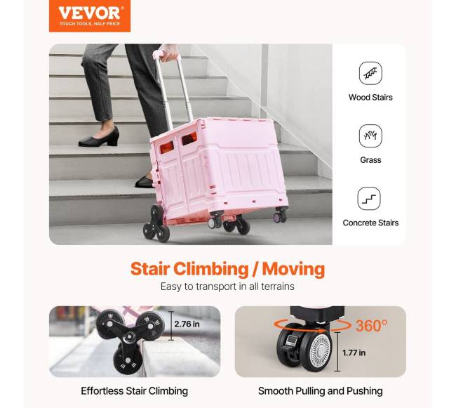 Sulankstomas vežimėlis su svirtiniais ratais1