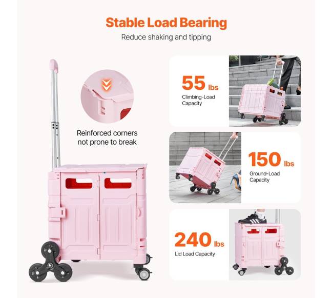 Sulankstomas vežimėlis su svirtiniais ratais2