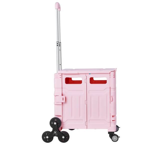 Sulankstomas vežimėlis su svirtiniais ratais10