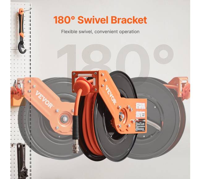 Ištraukiama oro žarna su rite, 15 m, 300 PSI5