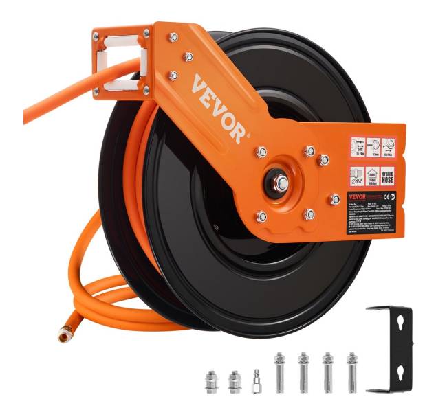 Ištraukiama oro žarna su rite, 15 m, 300 PSI9