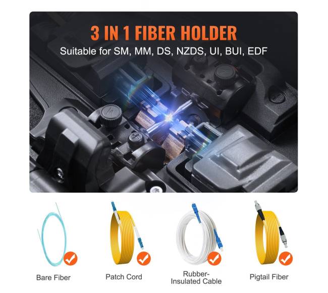 Šviesolaidžių sujungimo įrenginys su 4 varikliais4