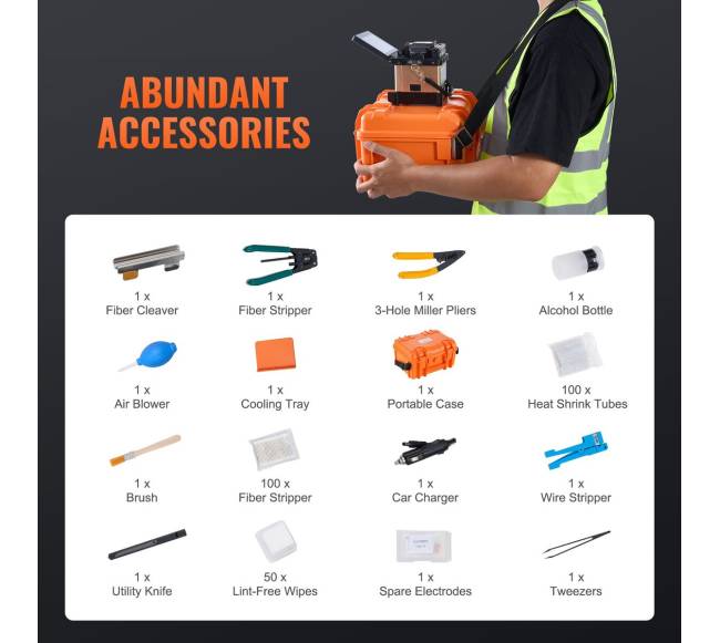 Šviesolaidžių sujungimo įrenginys su 4 varikliais5