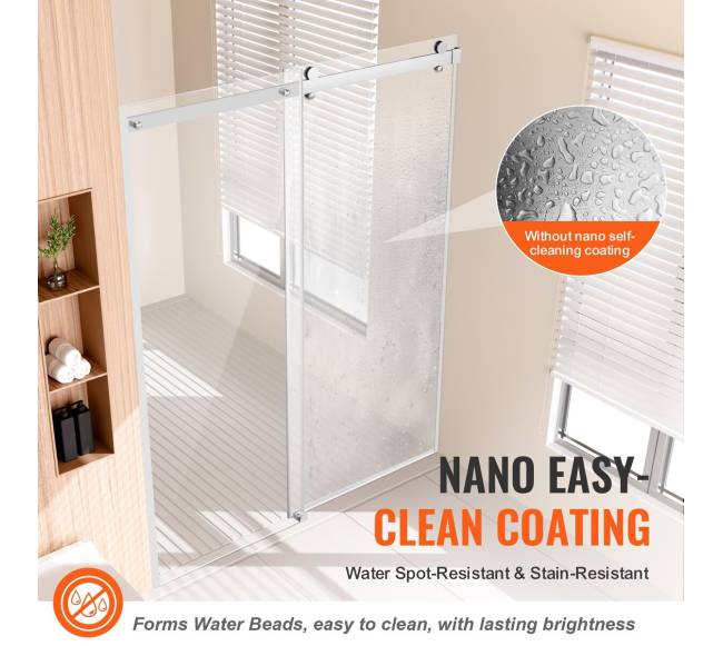 Berėmės dušo durys su chromuotu stiklu2