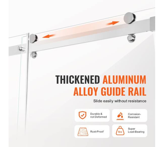 Berėmės dušo durys su chromuotu stiklu3