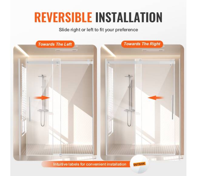 Berėmės dušo durys su chromuotu stiklu4