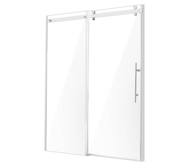 Berėmės dušo durys su chromuotu stiklu9