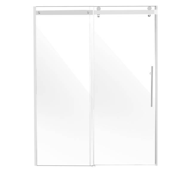 Berėmės dušo durys su chromuotu stiklu10