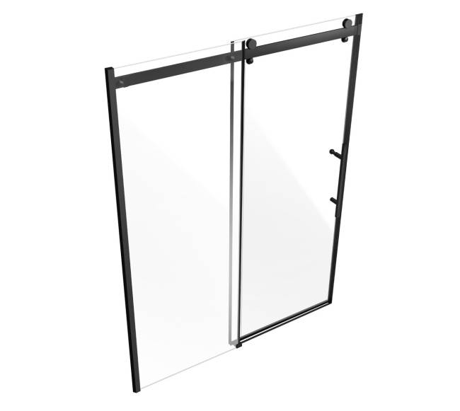 Bela stiklinė dušo durys 58-59 x 75 cm8