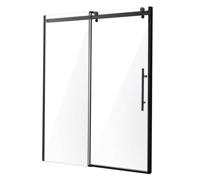 Bela stiklinė dušo durys 58-59 x 75 cm9