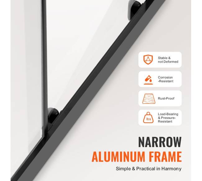 Pusiau berėmės dvigubos stumdomos dušo durys3