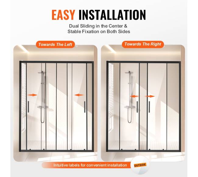 Pusiau berėmės dvigubos stumdomos dušo durys4