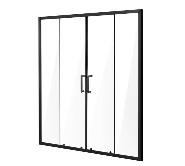 Pusiau berėmės dvigubos stumdomos dušo durys9