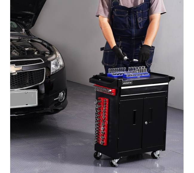 Magnetinis lizdų laikiklis 4 vnt. rinkinyje SAE ir metriniai7