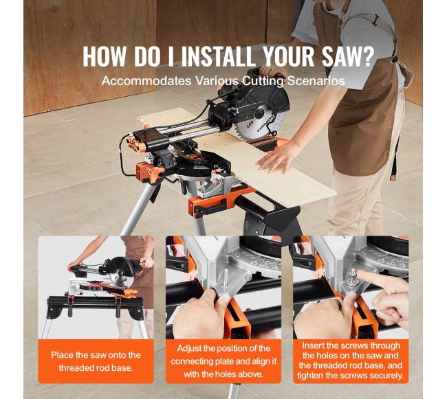 Kampinio pjūklo stovas reguliuojamo aukščio5