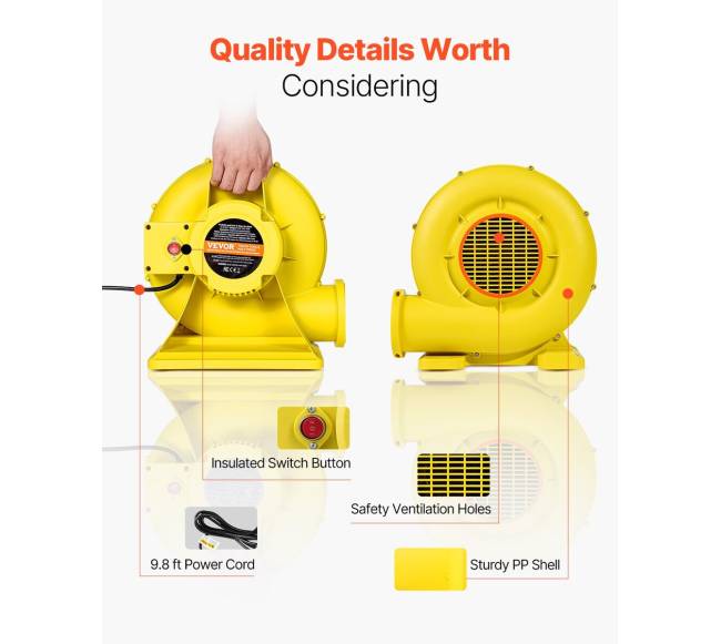 Pripučiamo batuto oro pūstuvas komerciniam naudojimui5