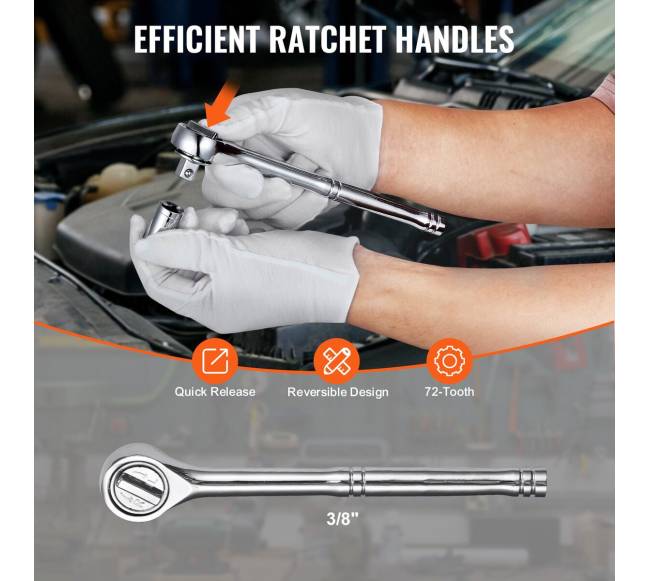 221 dalių mechanikų įrankių rinkinys3