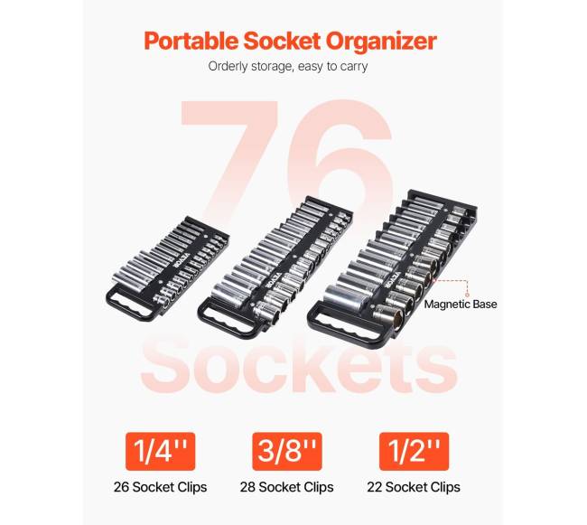 Nešiojamas lizdų organizavimo rinkinys 3 dalių1