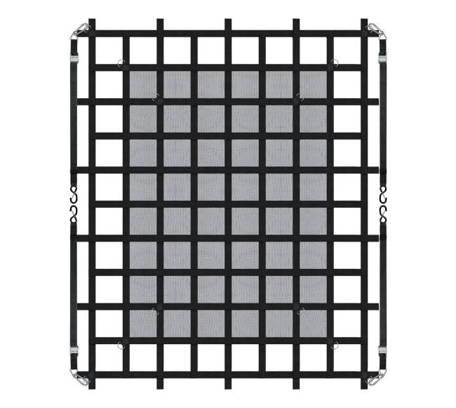 Krovinių tinklas 183 x 145 cm su reguliuojamais užsegimais0