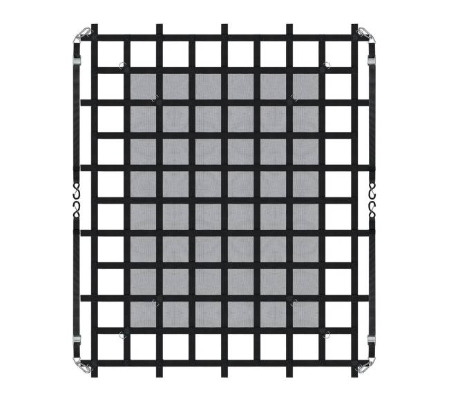 Krovinių tinklas 183 x 145 cm su reguliuojamais užsegimais10