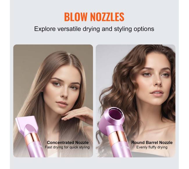 Plaukų džiovintuvas šepetys 6-in-1 modeliavimo įrankis2