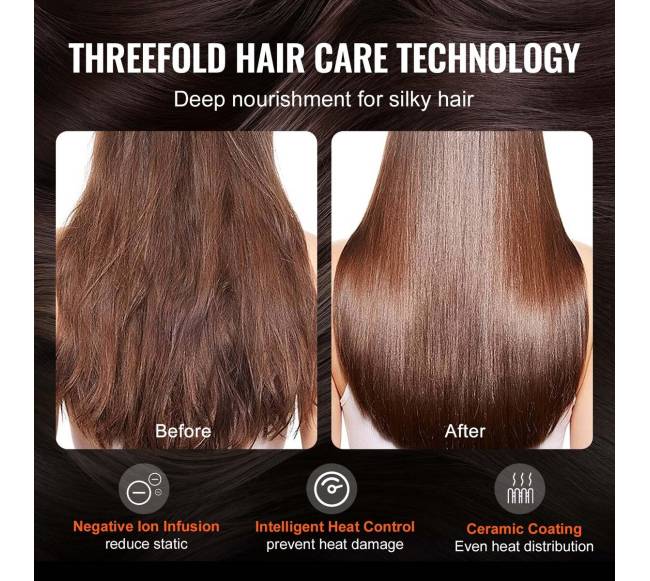 Plaukų džiovintuvas šepetys 6-in-1 modeliavimo įrankis3