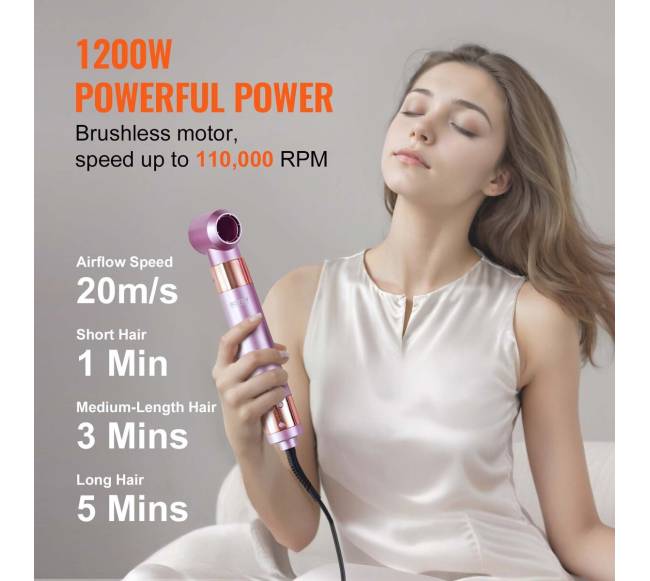 Plaukų džiovintuvas šepetys 6-in-1 modeliavimo įrankis5