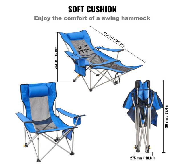 Sulankstoma kėdė lauke ir namie iki 150 kg4