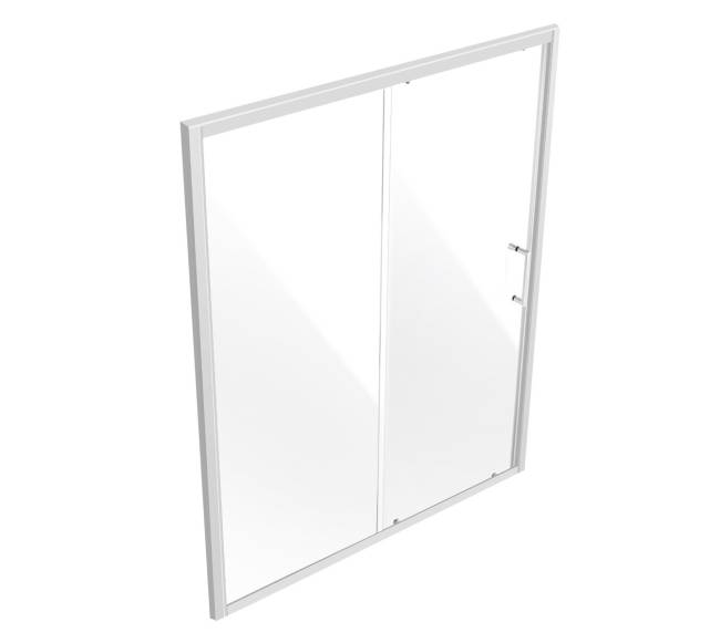 Pusapusė dušo durys SGCC grūdintas stiklas8