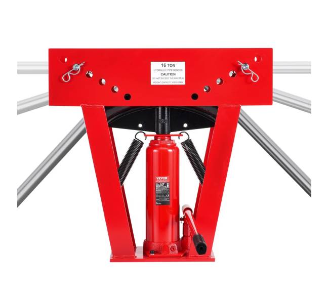 Hidraulinis vamzdžių lenkimo įrankis 16 t su 8 antgaliais0