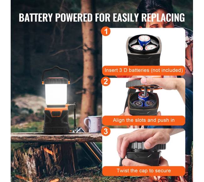 LED stovyklavimo žibintas su baterijomis4