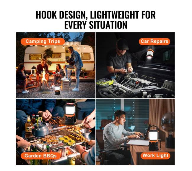 LED stovyklavimo žibintas su baterijomis5