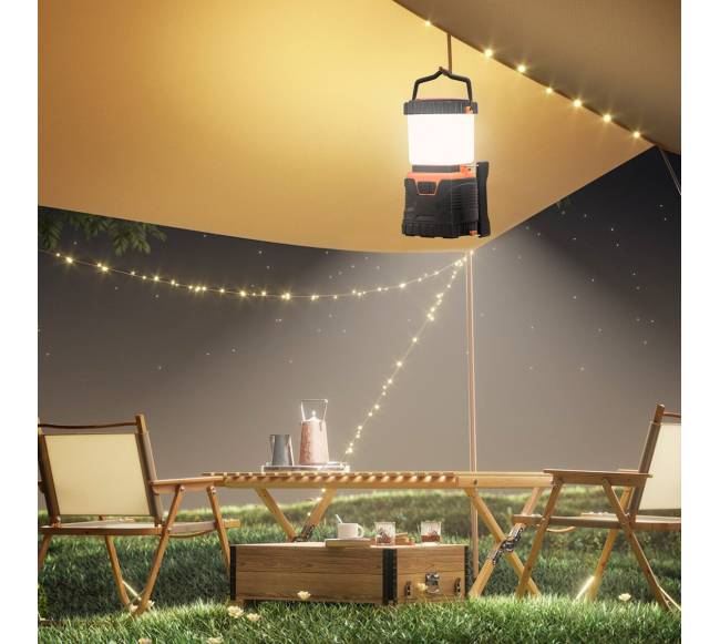 LED stovyklavimo žibintas su baterijomis7