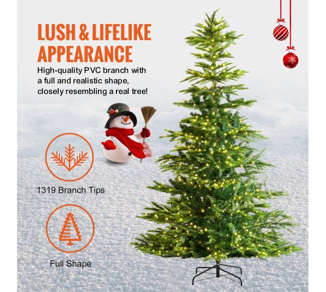 Kalėdinė eglutė su LED šviestukais2