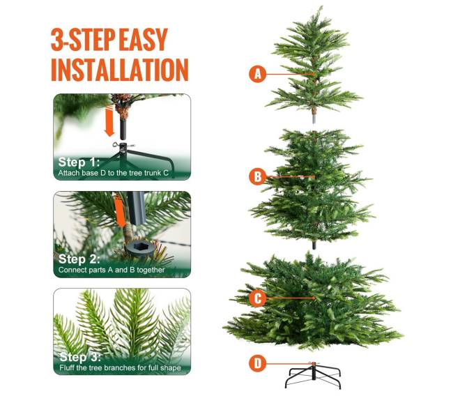 Kalėdinė eglutė su LED šviestukais4