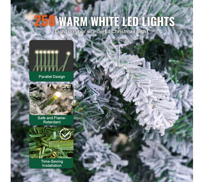 Kalėdinė eglutė, 2 m, su 250 LED3