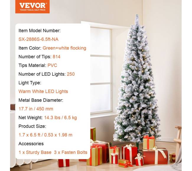 Kalėdinė eglutė, 2 m, su 250 LED6