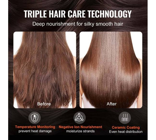 Plaukų džiovinimo šepetys su 2 šepetėliais4