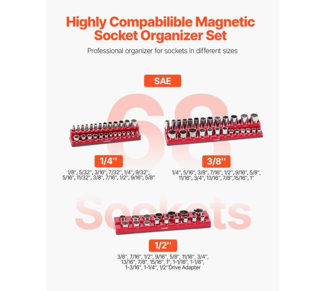 Magnetinis galinių galvučių rinkinys 3 vnt.1