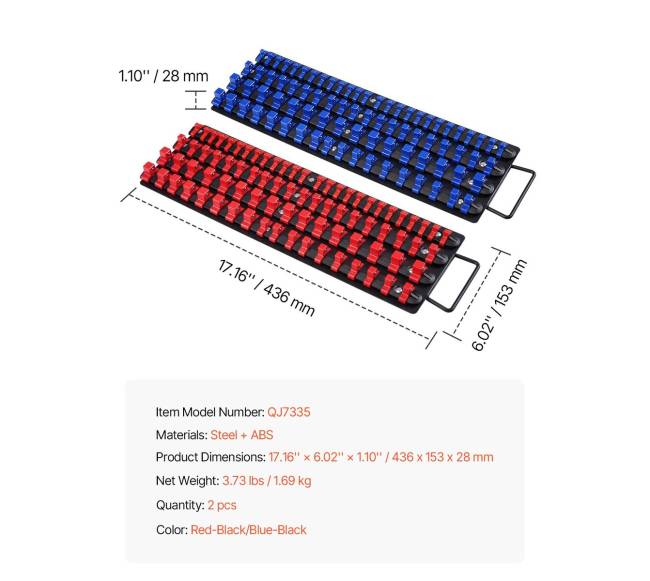 Nešiojamas lizdų organizatoriaus rinkinys, 2 vnt.6