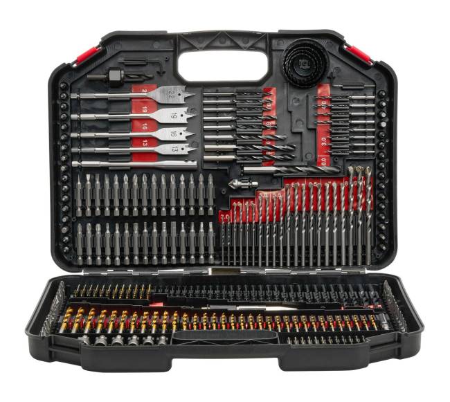 Grąžtų ir atsuktuvų rinkinys su dėklu8