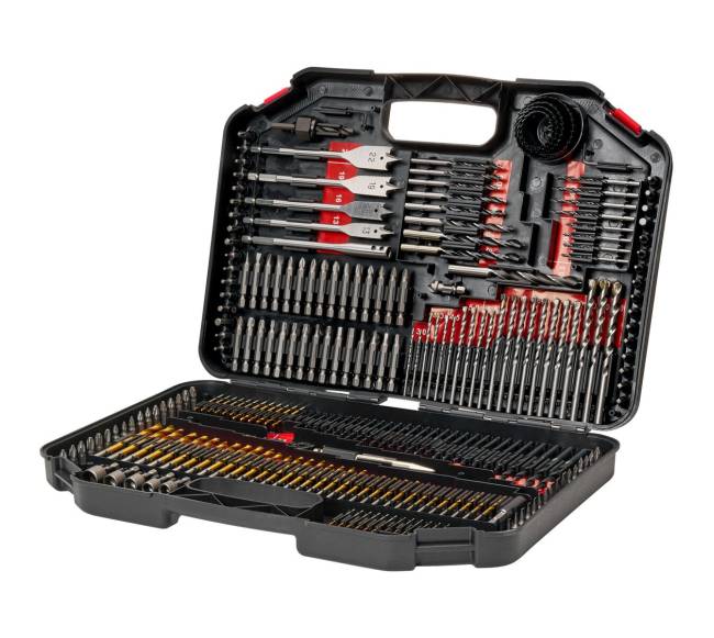 Grąžtų ir atsuktuvų rinkinys su dėklu10