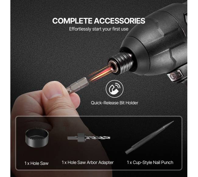 Grąžtų rinkinys 70 dalių su dėklu5