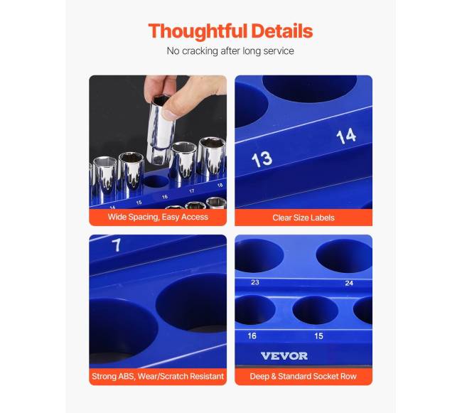 Magnetinių lizdų organizatorius, 6 vnt.4