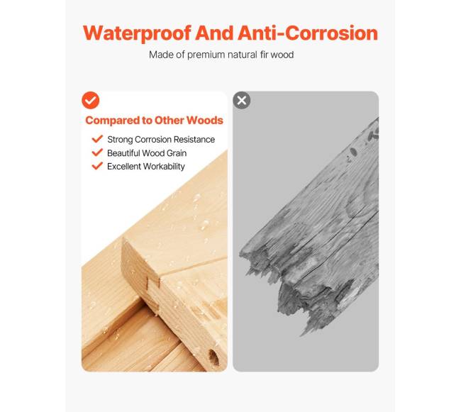 Lauko medinė sandėliavimo dėžė sodo įrankiams1