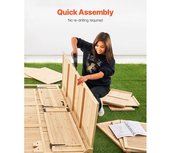 Lauko medinė sandėliavimo dėžė sodo įrankiams3