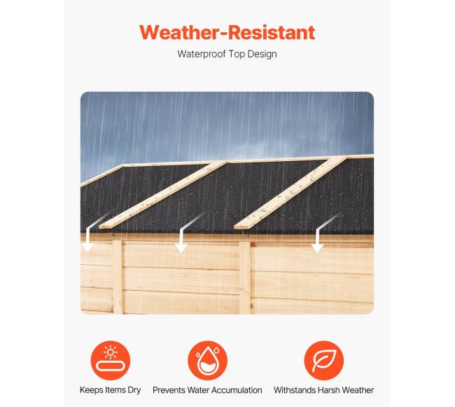 Lauko medinė sandėliavimo dėžė sodo įrankiams4