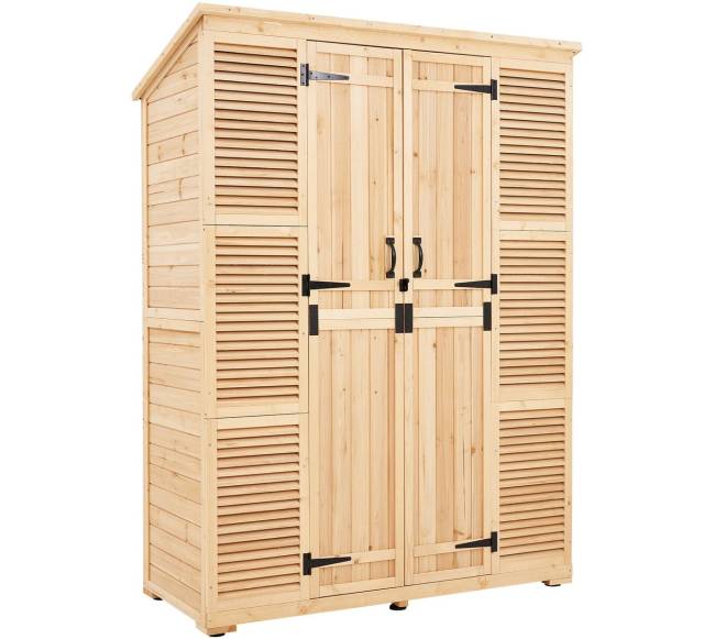 Lauko medinė sandėliavimo dėžė sodo įrankiams8